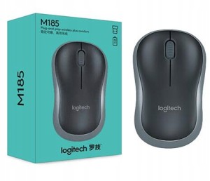 Myszka bezprzewodowa Logitech M185 sensor optyczny