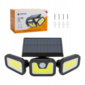 Lampa uliczna Vergionic 80 W 260 lm zasilanie solarne