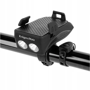 Uchwyt rowerowy 3w1 Kruger&Matz XT50 czarny