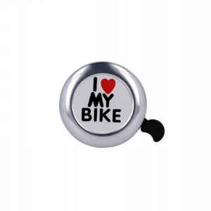 Dzwonek mechaniczny Forever do roweru srebny