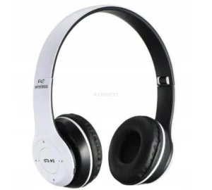 SŁUCHAWKI BLUETOOTH P47 BIAŁY