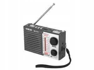 RADIO PRZENOŚNE MK-918 LED,LATARKA,3XAA Z AKUMUL