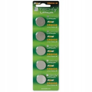 TECHLY Baterie litowe 3V CR2032, 5szt.