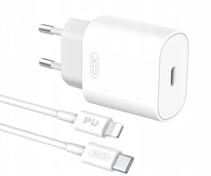 Ładowarka sieciowa XO L91 Apple Lightning, USB