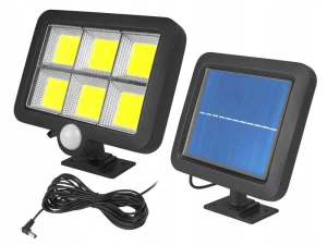 Lampa elewacyjna LTC 1200 lm zasilanie solarne