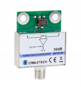 Wzmacniacz Cabletech Wzmacniacz antenowy 30db