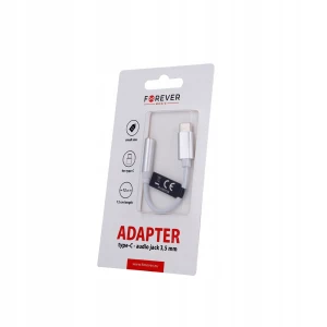 Adapter TelForceOne USB Typ-C - audio jack 3,5 mm