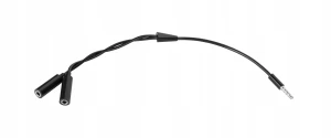 Adapter Jack 3,5mm - 2 x gniazdo Jack 3,5mm stereo