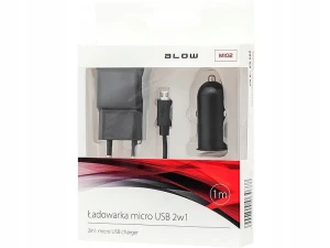 Ładowarka samochodowa microUSB typ B,Blow 2100 mA