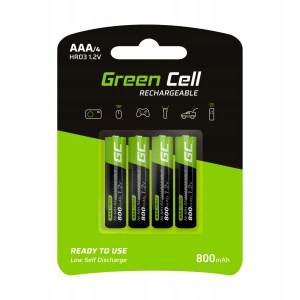 Akumulator Green Cell AAA (R3) 800 mAh 4 szt.