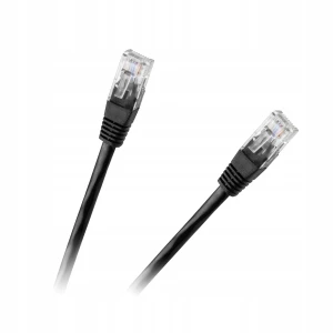 Patchcord U/UTP 6 Cabletech RJ45 / RJ45 1 m czarny