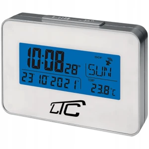 Zegar budzik LTC wielokolorowy 10,5cm