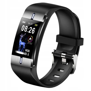 Srebrny Smartband Maxcom FW34
