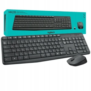 Zestaw klawiatura i mysz Logitech czarny