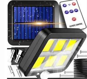 Lampa uliczna 120 W 30 lm zasilanie solarne