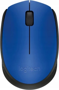 Myszka bezprzewodowa Logitech M171 niebieska sensor optyczny
