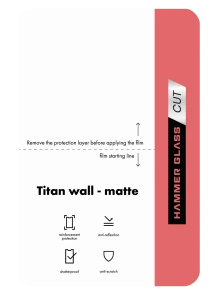 Folia Titan Wall Matte Hammer